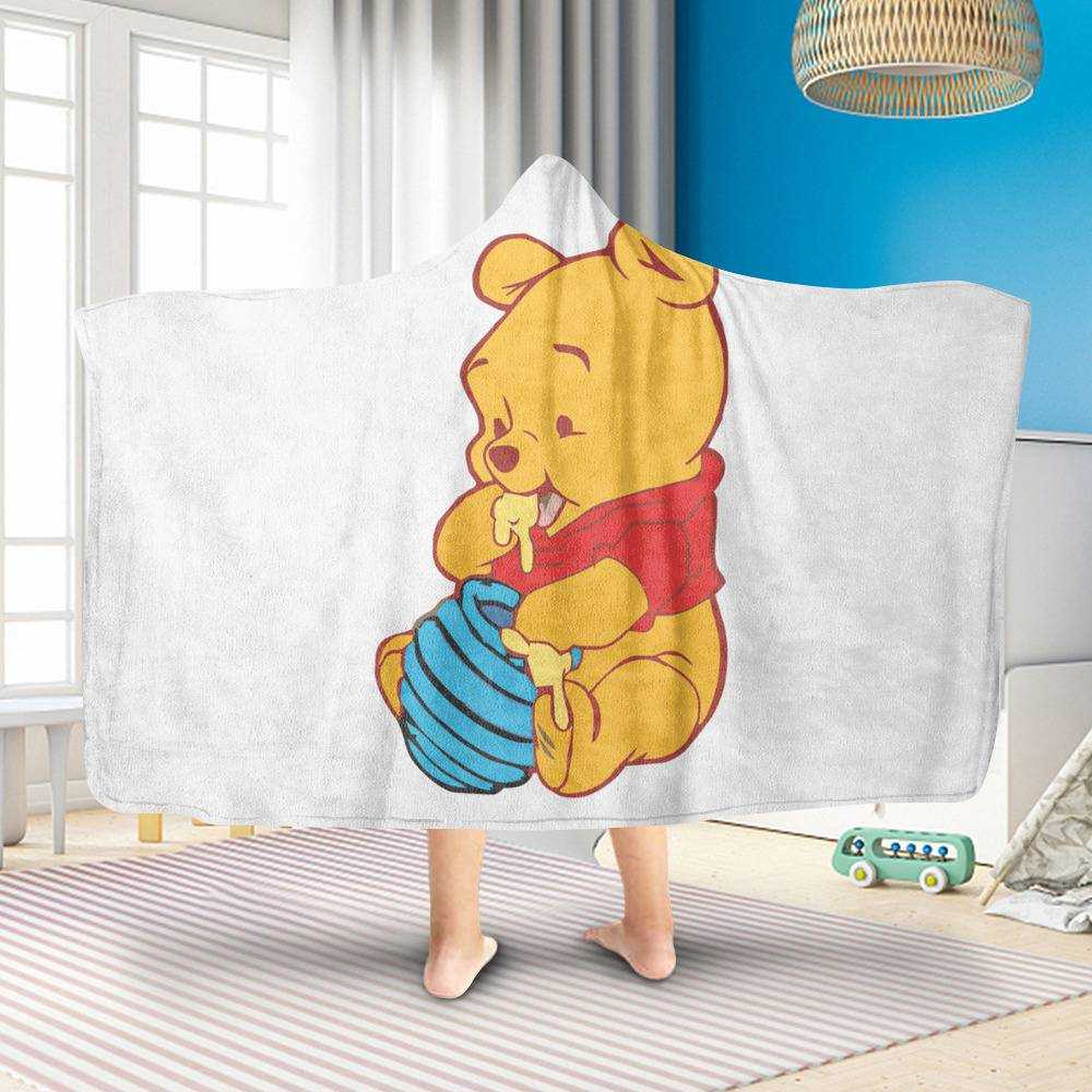 Disney Blanket , Hoodie Blanket 50x40, Winnie the Pooh Hooded