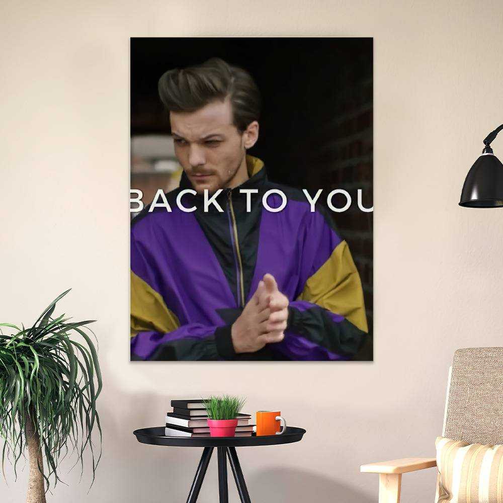 Louis Tomlinson Poster Art Wall Poster Sticky Poster Gift For Fans