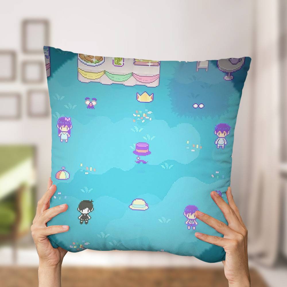 Cute Sunny Omori plush sticker Throw Pillow for Sale by