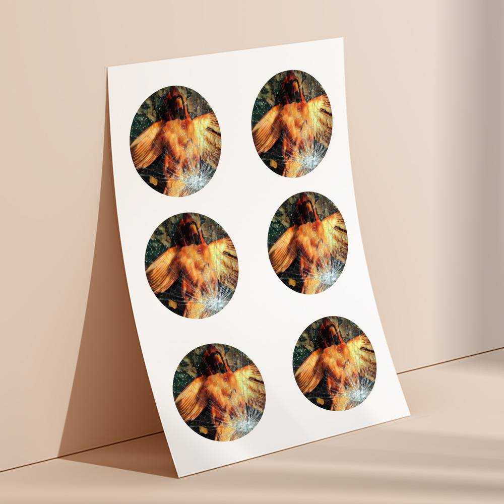 Upchurch round stickers decorative stickers gift for fans Creeker