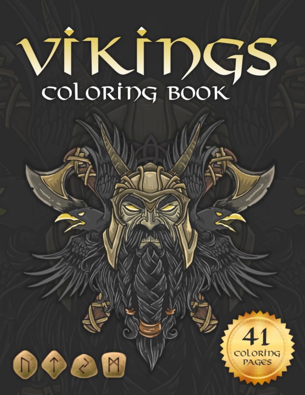 Tattoo books on Amazon-Viking coloring book