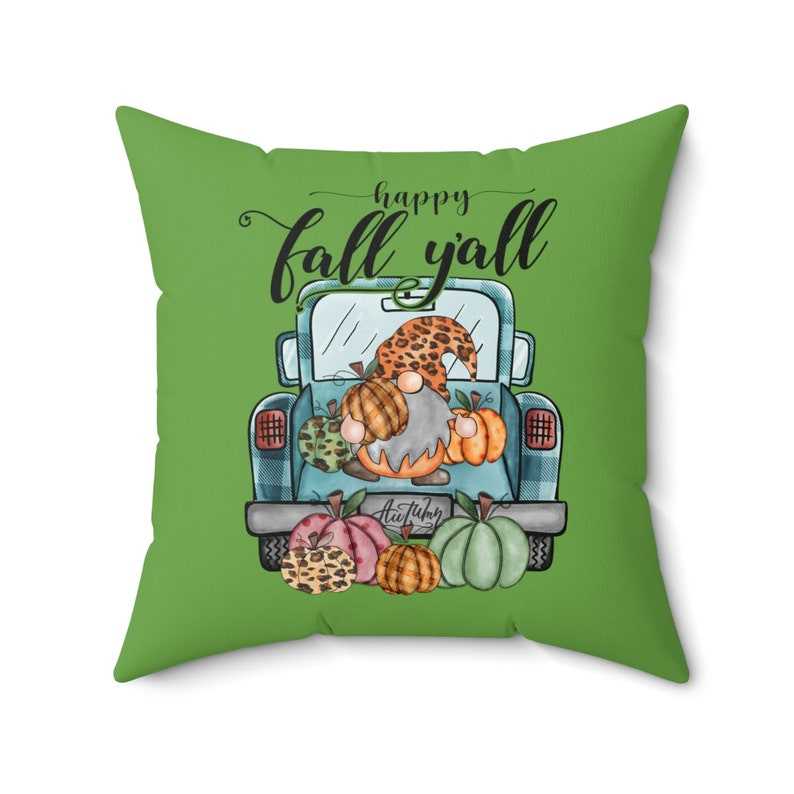 Fall Pillow Covers Happy Fall Pumpkin Truck Floral Pillows - Temu