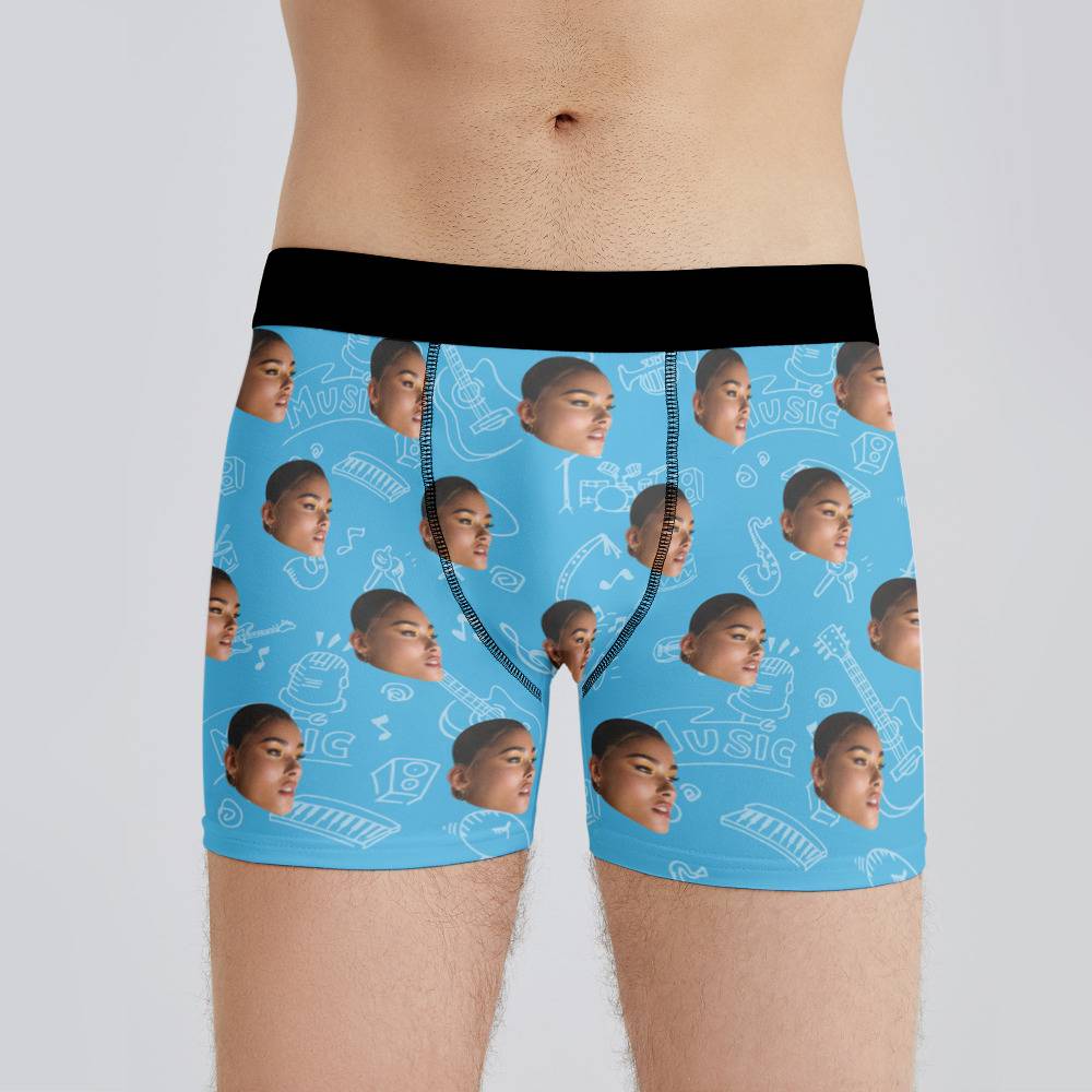 Madison Beer Boxers Custom Photo Boxers Men s Underwear Musical