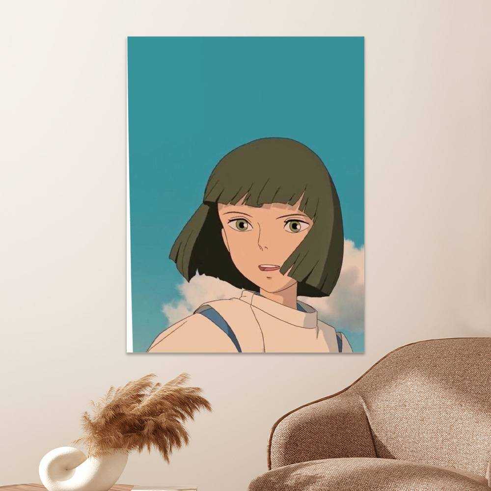 Spirited Away Merch Poster Art Wall Poster Sticky Poster Gift For Fan