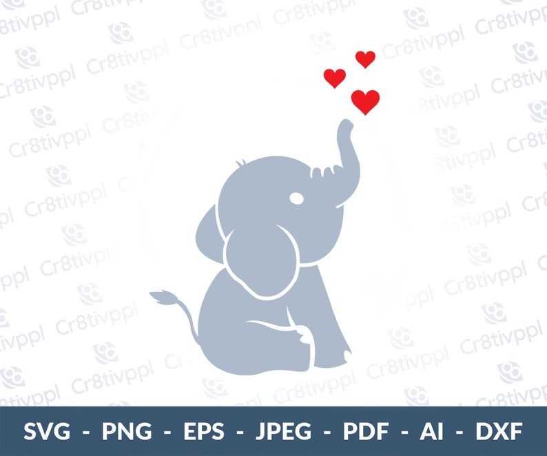 Baby Elephant Art Cute Baby Elephant Sitting on a Log Animals Transparent  Background PNG, Nursery Digital Instant Download, Digital Art 