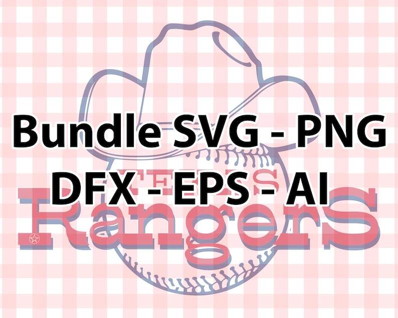 Texas Rangers Baseball Team Svg#1