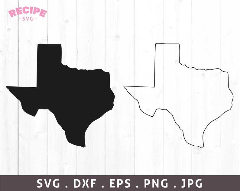 Texas  Shape Outline Svg Unlimited Visualization Effects 