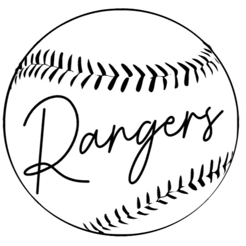 Texas Baseball Rangers SVG#1