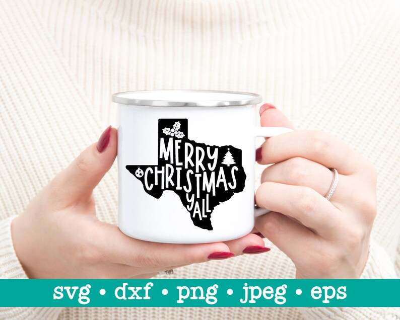 Merry Christmas Texas Svg#3