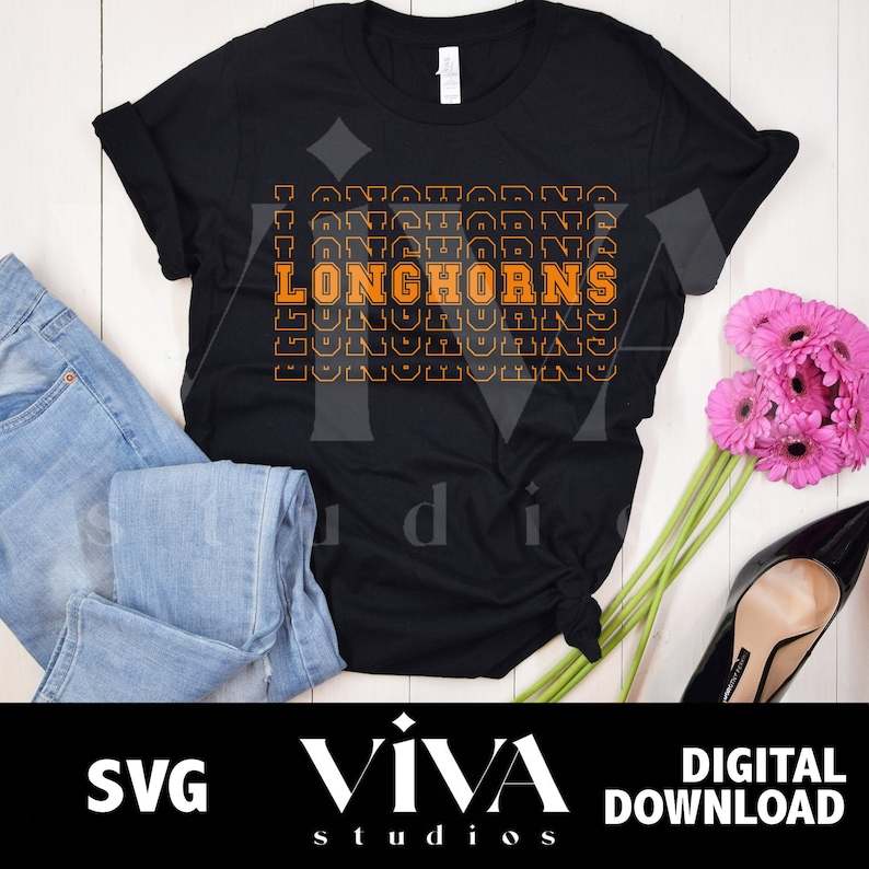 Texas Longhorns Echo SVG#1