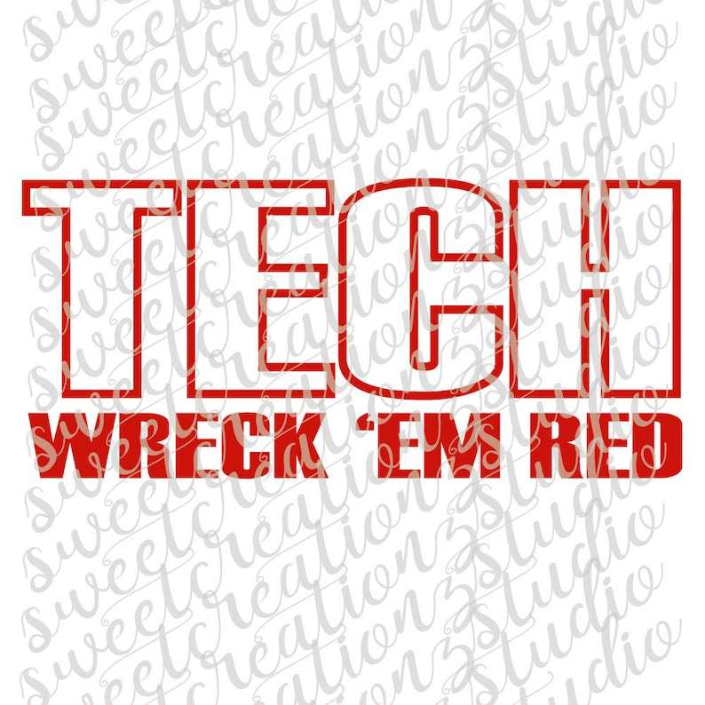 Texas Tech University Wreck Design Svg#1