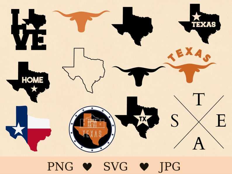 Texas State Svg Unlimited Visualization Effects 