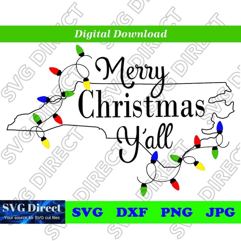 North Carolina Merry Christmas Texas Svg Unlimited Visualization Effects
