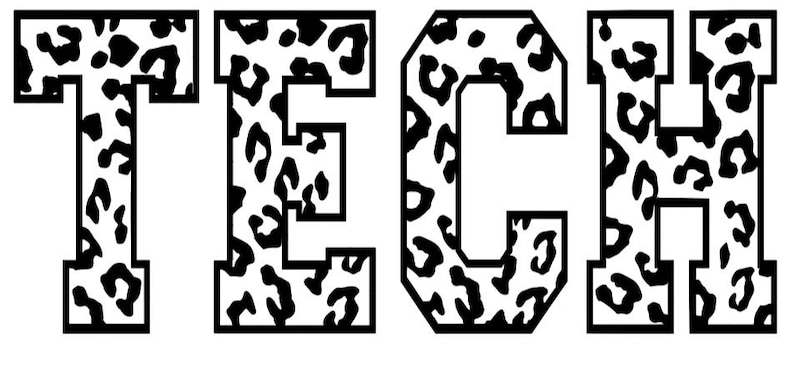 Texas Tech Leopard SVG Unlimited Visualization Effects