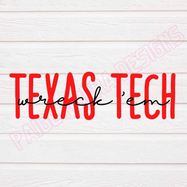 Texas Tech SVG Unlimited Visualization Effects 