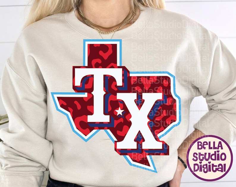 Texas Leopard Rangers Team Svg Unlimited Visualization Effects