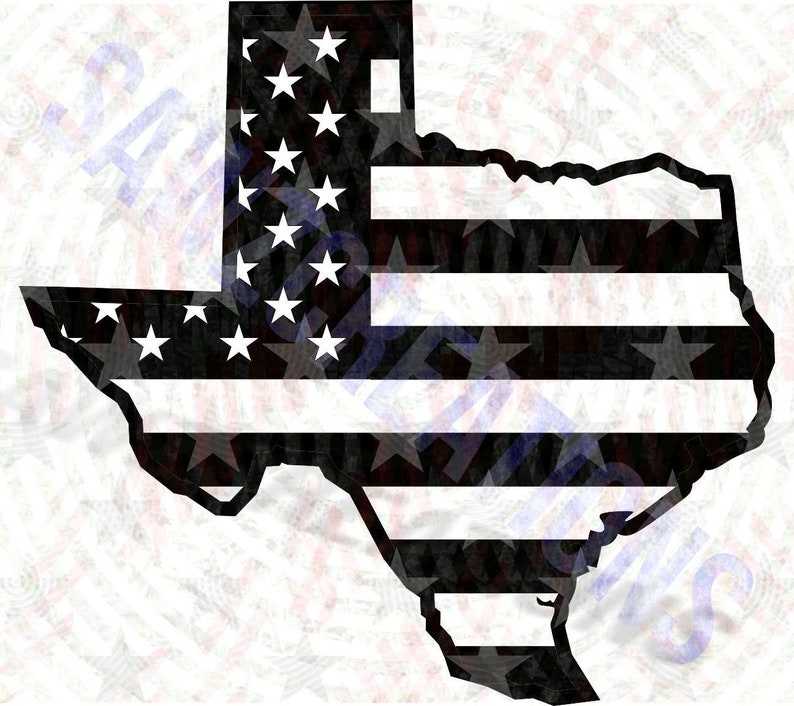 Texas US Flag Svg Unlimited Visualization Effects 