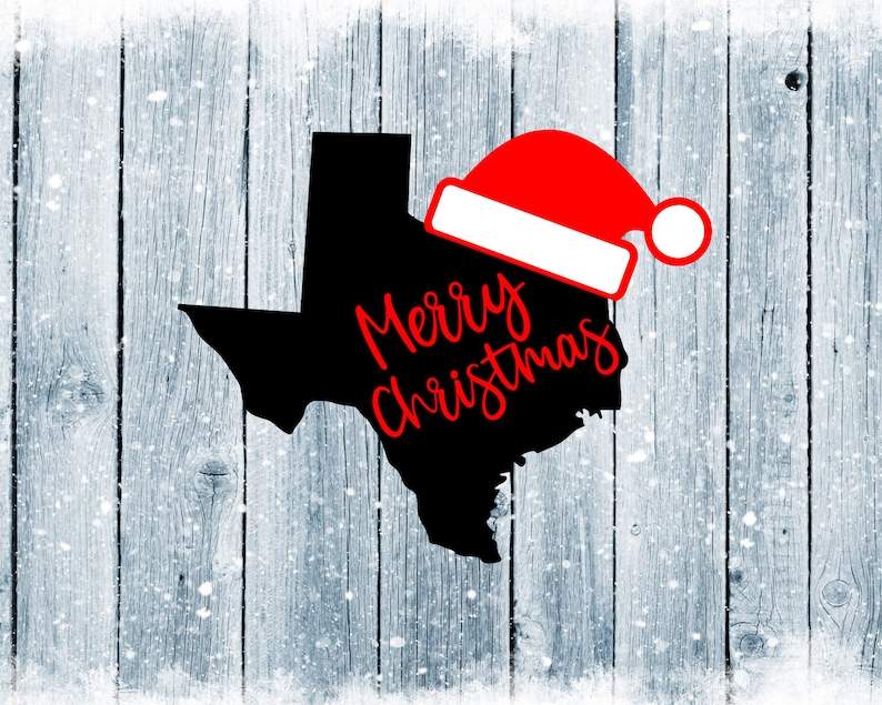 Merry Christmas Texas Svg Unlimited Visualization Effects
