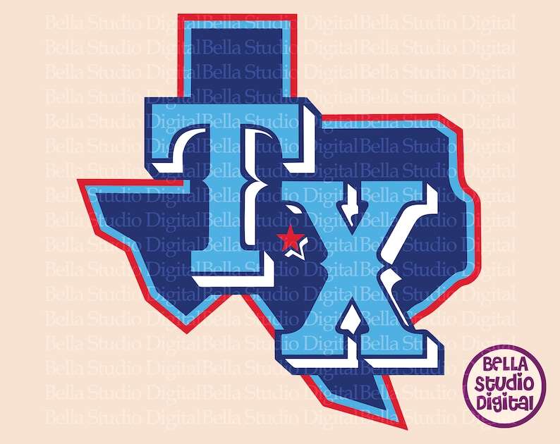 Texas Rangers Svg Unlimited Visualization Effects