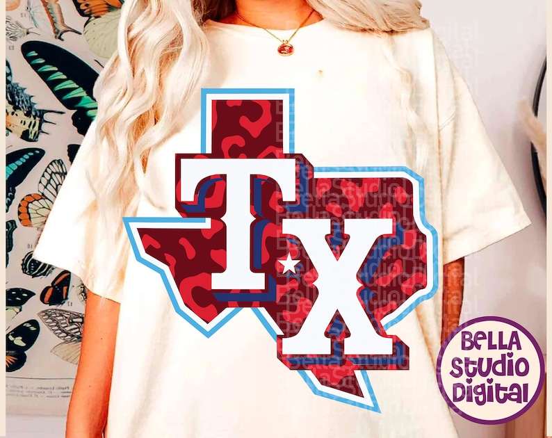 Texas Leopard Rangers Team Svg Unlimited Visualization Effects
