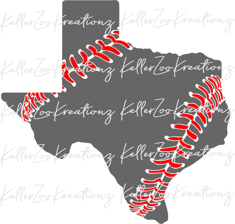 Baseball Texas Svg