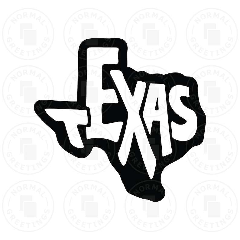 Texas Outline Funky SVG#1