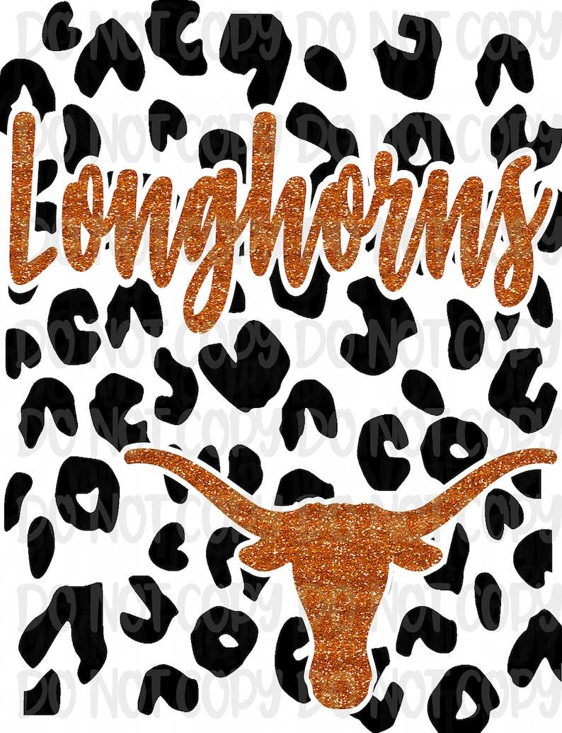 Longhorns Leopard Spirit Design SVG Unlimited Visualization Effects 