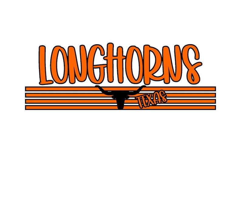 Texas Longhorns Image For Sublimation Printing Svg#1