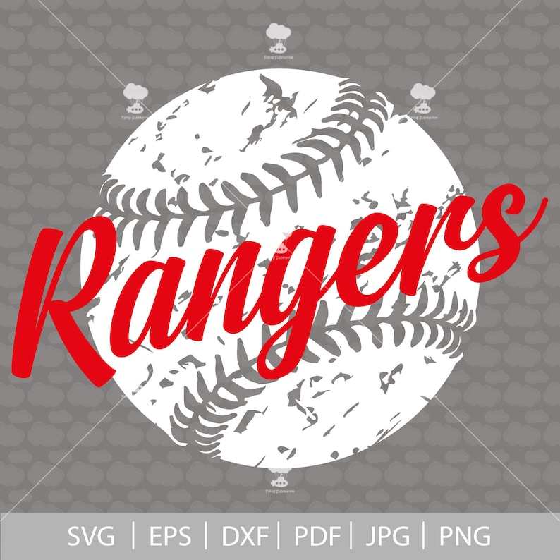 Rangers Distressed Svg#1