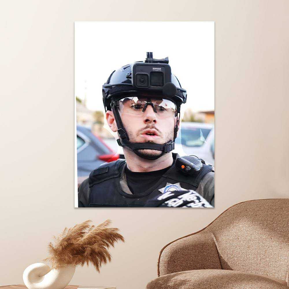 Patty Mayo Poster Rookie Tackled Into A Pool Poster Wall Art Sticky Poster