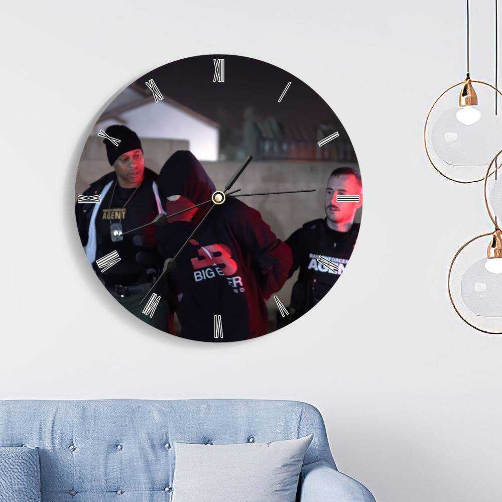 Patty Mayo Round Wall Clock Home Decor Wall Clock Gifts for Patty Mayo Fans Bounty Hunter D And Patty Mayo Wall Clock