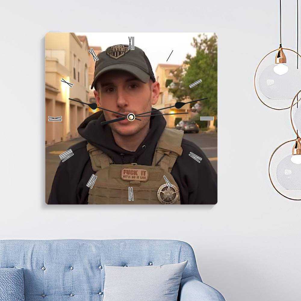 Patty Mayo Square Wall Clock Home Decor Wall Clock Gifts for Patty Mayo Fans Fake Wall Clock