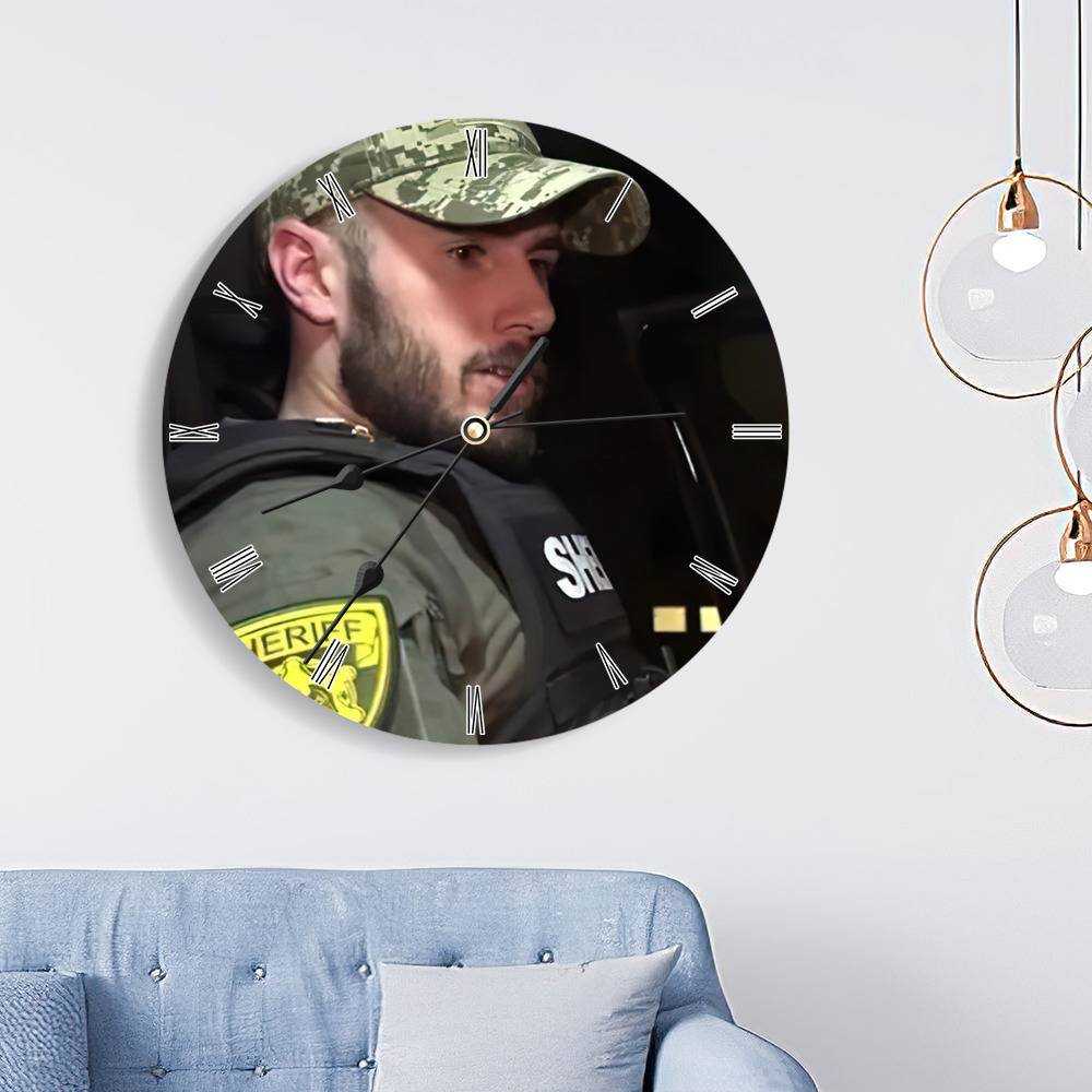 Patty Mayo Round Wall Clock Home Decor Wall Clock Gifts for Patty Mayo Fans Prankster Patty Mayo Wall Clock