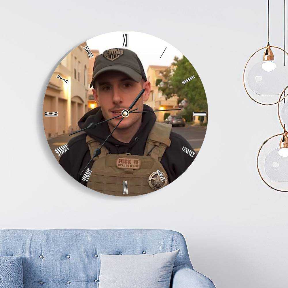 Patty Mayo Round Wall Clock Home Decor Wall Clock Gifts for Patty Mayo Fans Fake Wall Clock