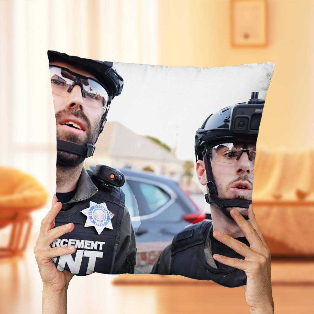 Patty Mayo Pillow Rookie Tackled Into A Pool Pillow