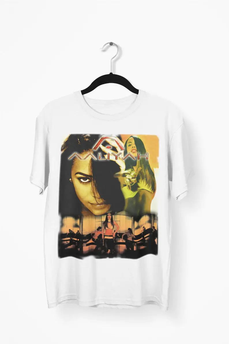 Aaliyah Vintage Rap Tee, University Blue Jordan 1 Shirt, Shirt to