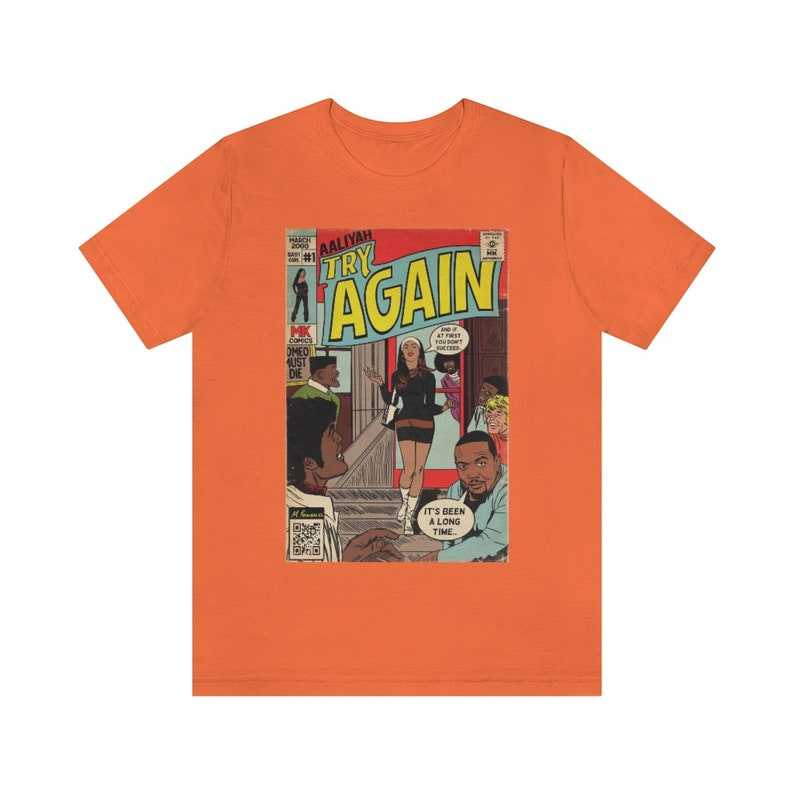 Aaliyah Shirt, Aaliyah Try Again Unisex Short Sleeve Tee