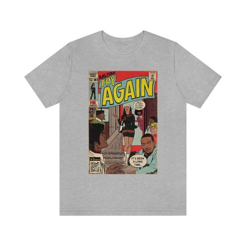 Aaliyah Shirt, Aaliyah Try Again Unisex Short Sleeve Tee