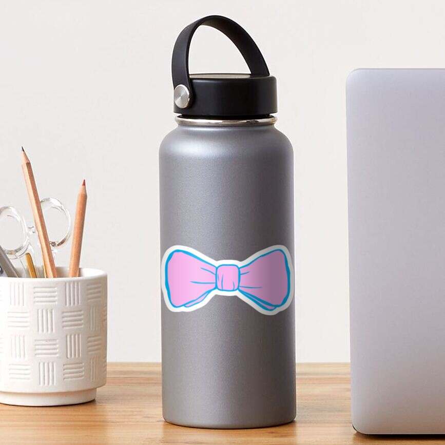 Decorate Your Laptop With Preppy Bow Sticker.