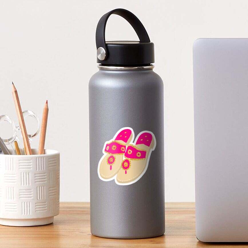 Preppy Cocktail Cup Water Bottle - Aesthetic Room Decor