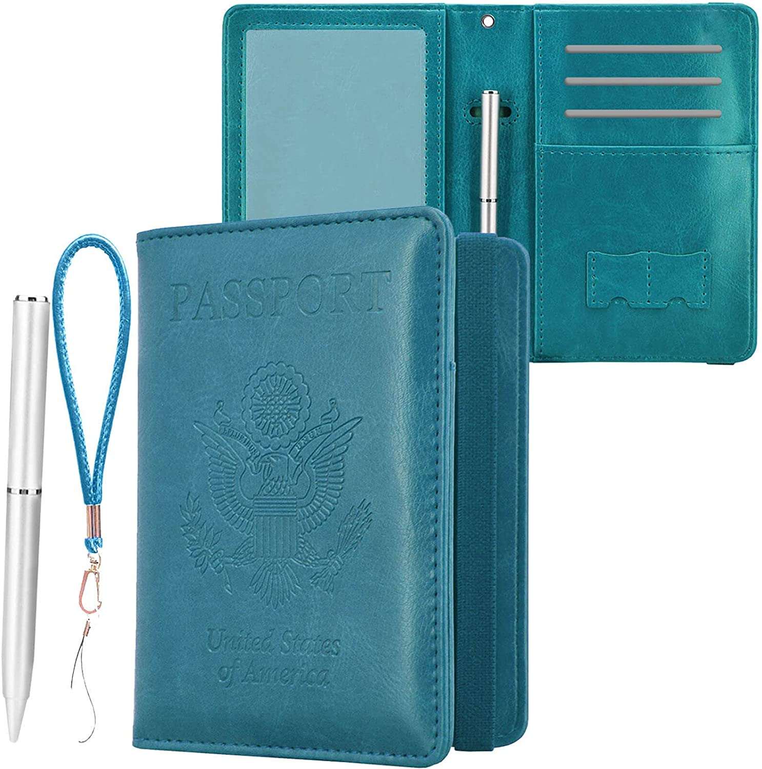  Bon Voyage Passport holder Design passport and vaccine card  holder combo Vaccine Card set passport holder for women men travel wallet