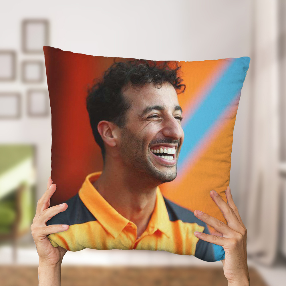 F1 Driver Face Pillow