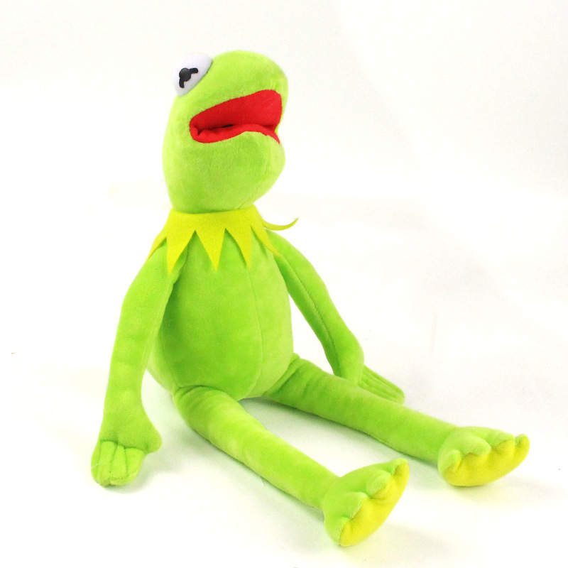 Kermit Plush, Cute Frog Doll Sesame Street Kermit Frog 16.9in（43cm）