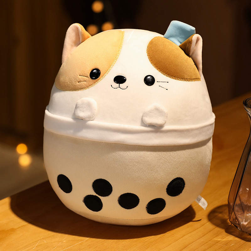 Cute Bubble Tea Boba Cup Squish Pillow Soft Gift Plush Toy Soft Kawaii UK  New