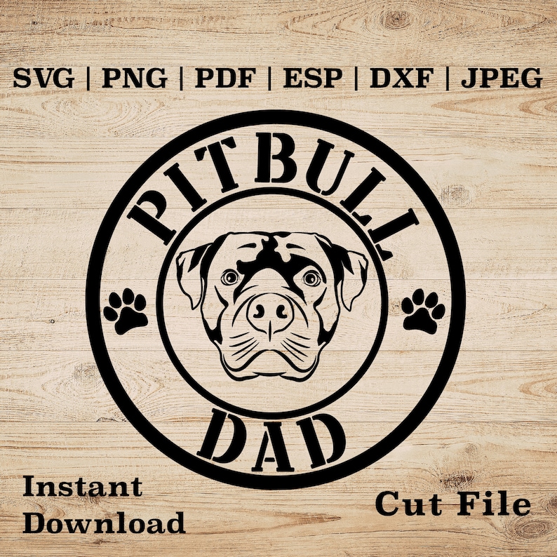 Pitbull Bully Dog Face Download Svg Png Hiking Pittie Dogs 