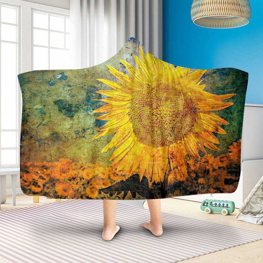 Tough-1 All-Over Sunflower Blanket Storage Bag