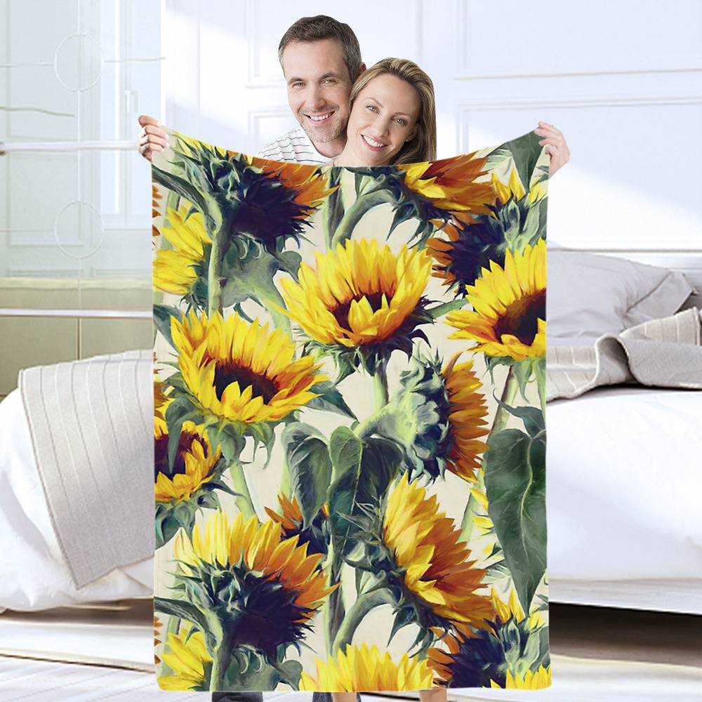 Sunflower best sale blanket set