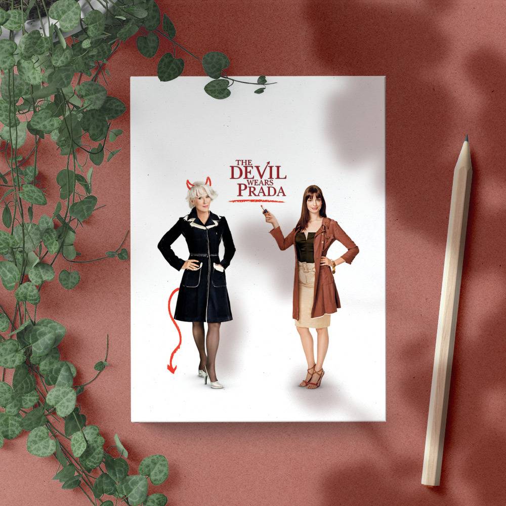 The Devil Wears Prada Diablo Viste A La Moda Reparto Greeting Card Classic  Celebrity Greeting Card 