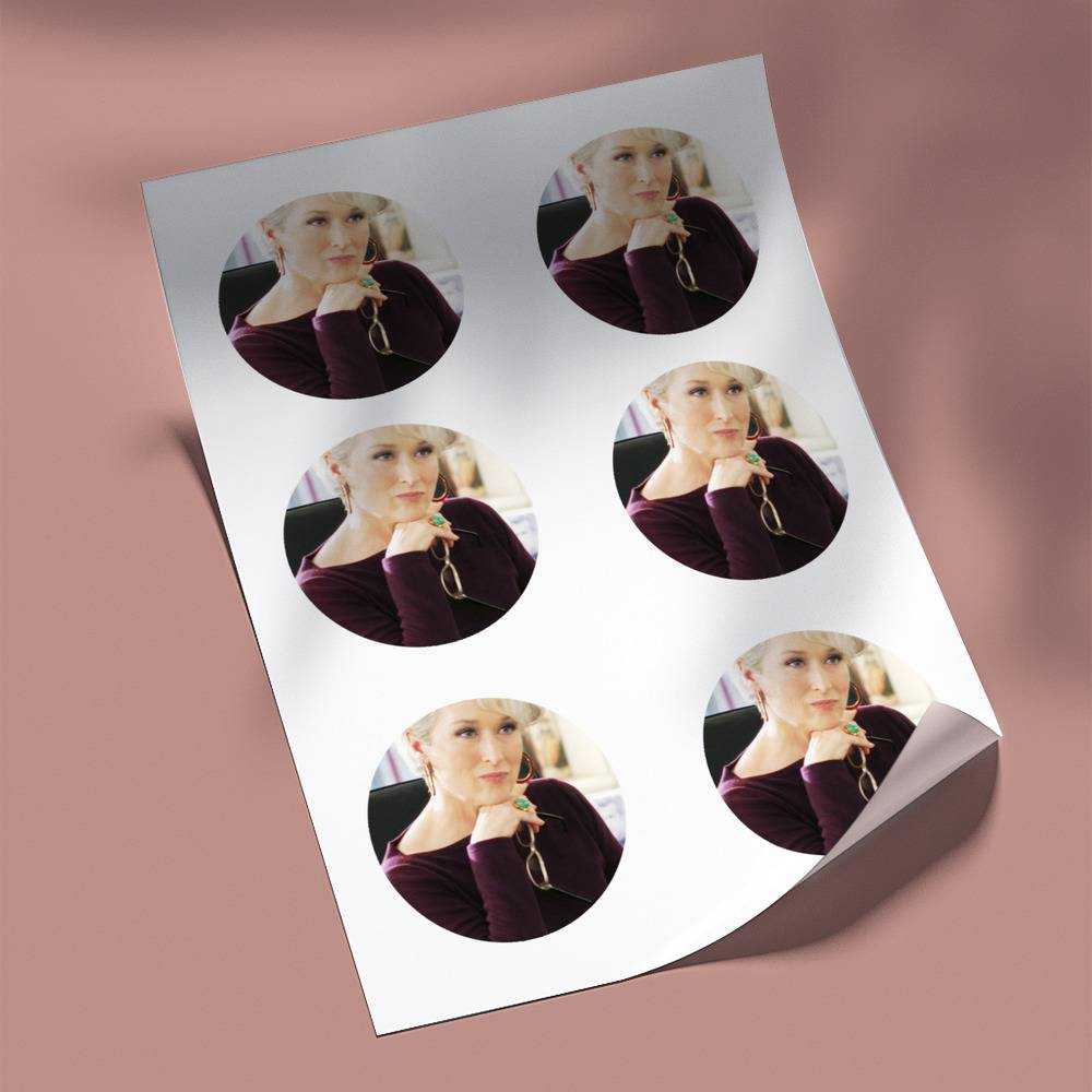 The Devil Wears Prada round stickers decorative stickers gift for fans |  