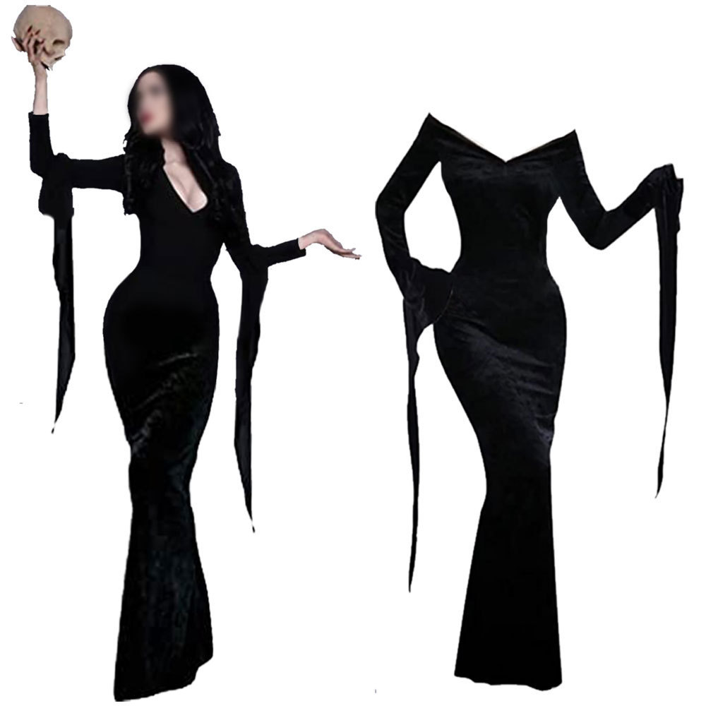 morticia addams dress 